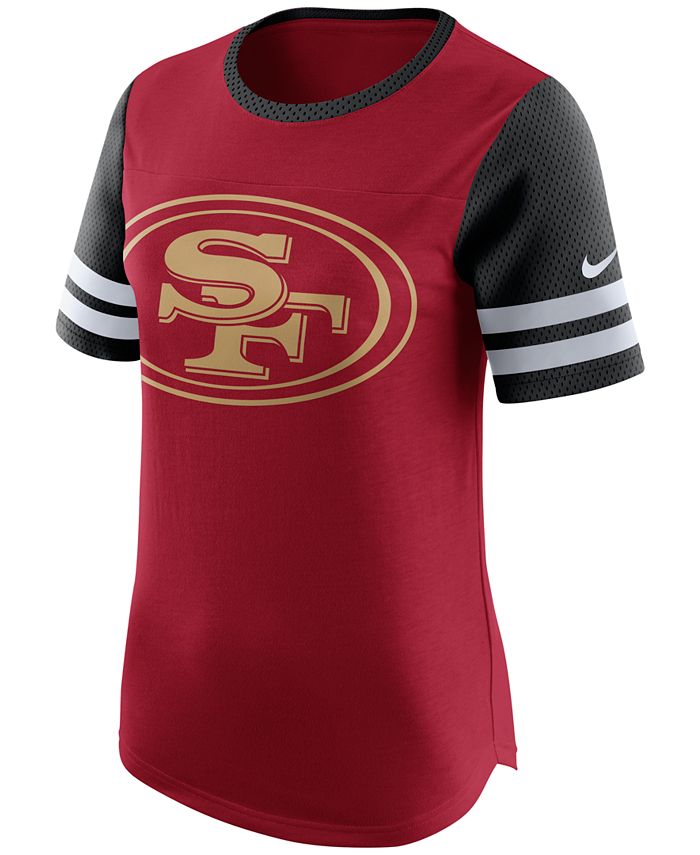 Nike Women's San Francisco 49ers Gear Up Fan Top T-Shirt - Macy's