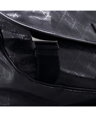 Large Double Buckle Messenger Bag GG Imprime