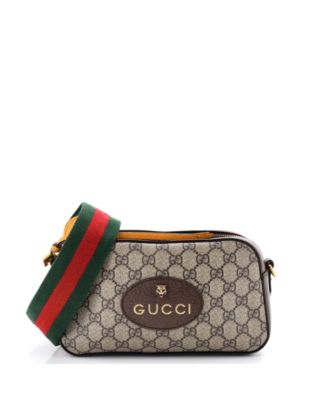 Neo Vintage Camera Messenger Bag GG Coated Canvas