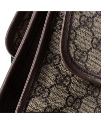 Small Neo Vintage Flap Messenger GG Coated Canvas