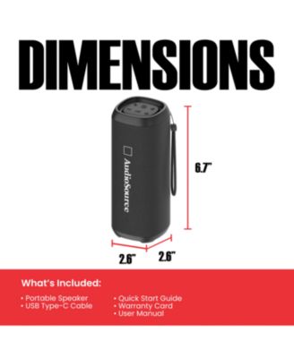 AS730 30W Portable Bluetooth Speaker w/ IP67 Waterproof & 12H Battery