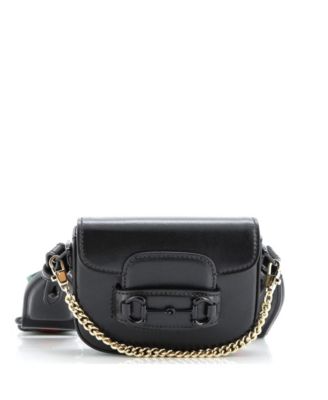 Horsebit 1955 Flap Wallet with Strap Leather