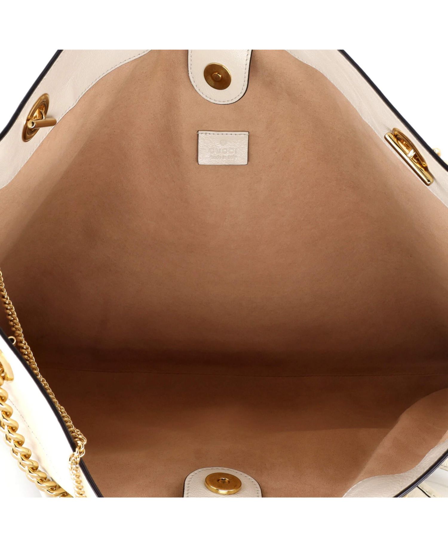 Large Rajah Chain Tote Leather
