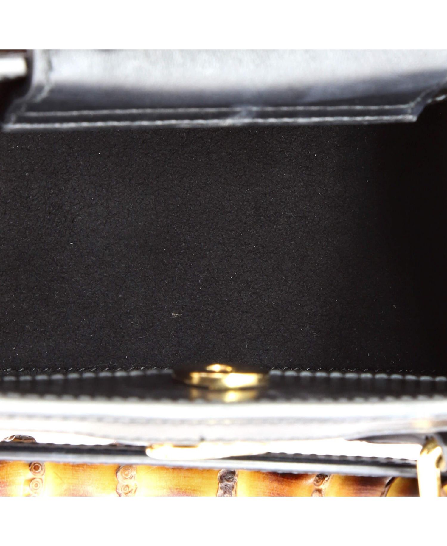Mini Diana NM Bamboo Handle Tote Crystal Embellished GG Canvas