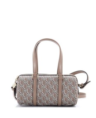 Small Convertible Duffle Bag GG Shadow Coated Canvas