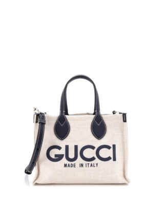 Small Logo Shopper Tote Printed Canvas