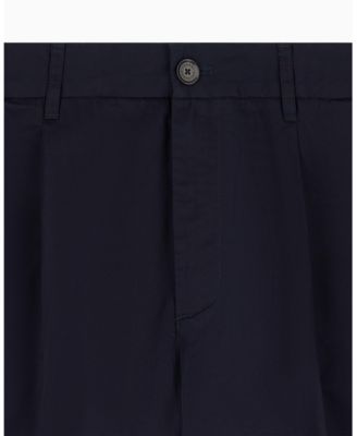 Men's Cotton Pleat Bermuda Shorts