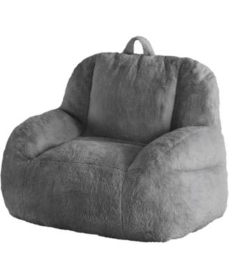 Large Bean Bag Chair with Filling, Soft Floor Sofa for Living Room and Bedroom
