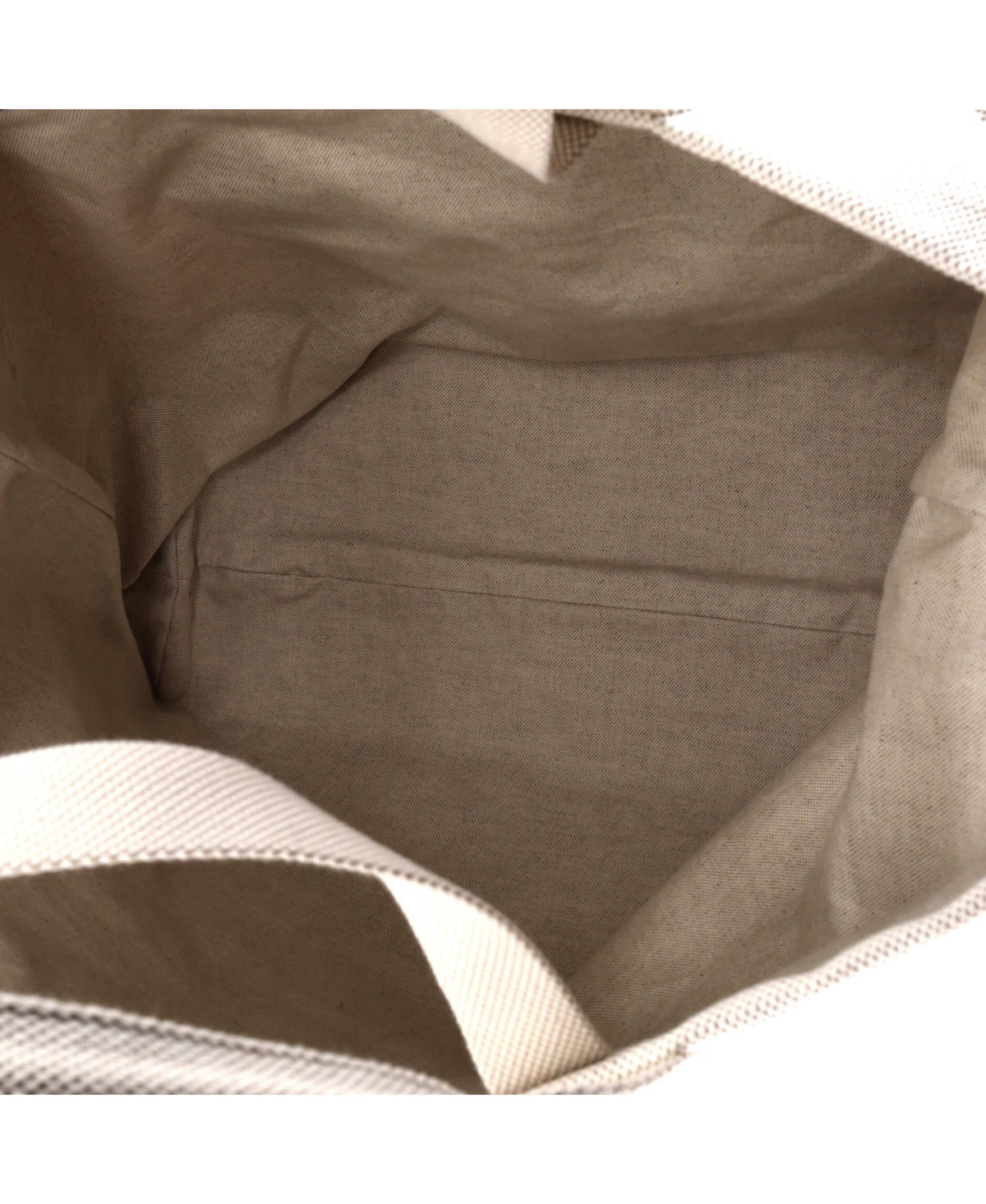 Pre-Owned Gucci Logo Embossed Open Tote Canvas