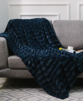 Textured Decorative Throw, 108" x 88"