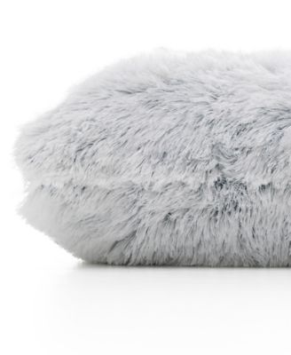 Textured Fluffy Decorative Pillow, 12" x 20"