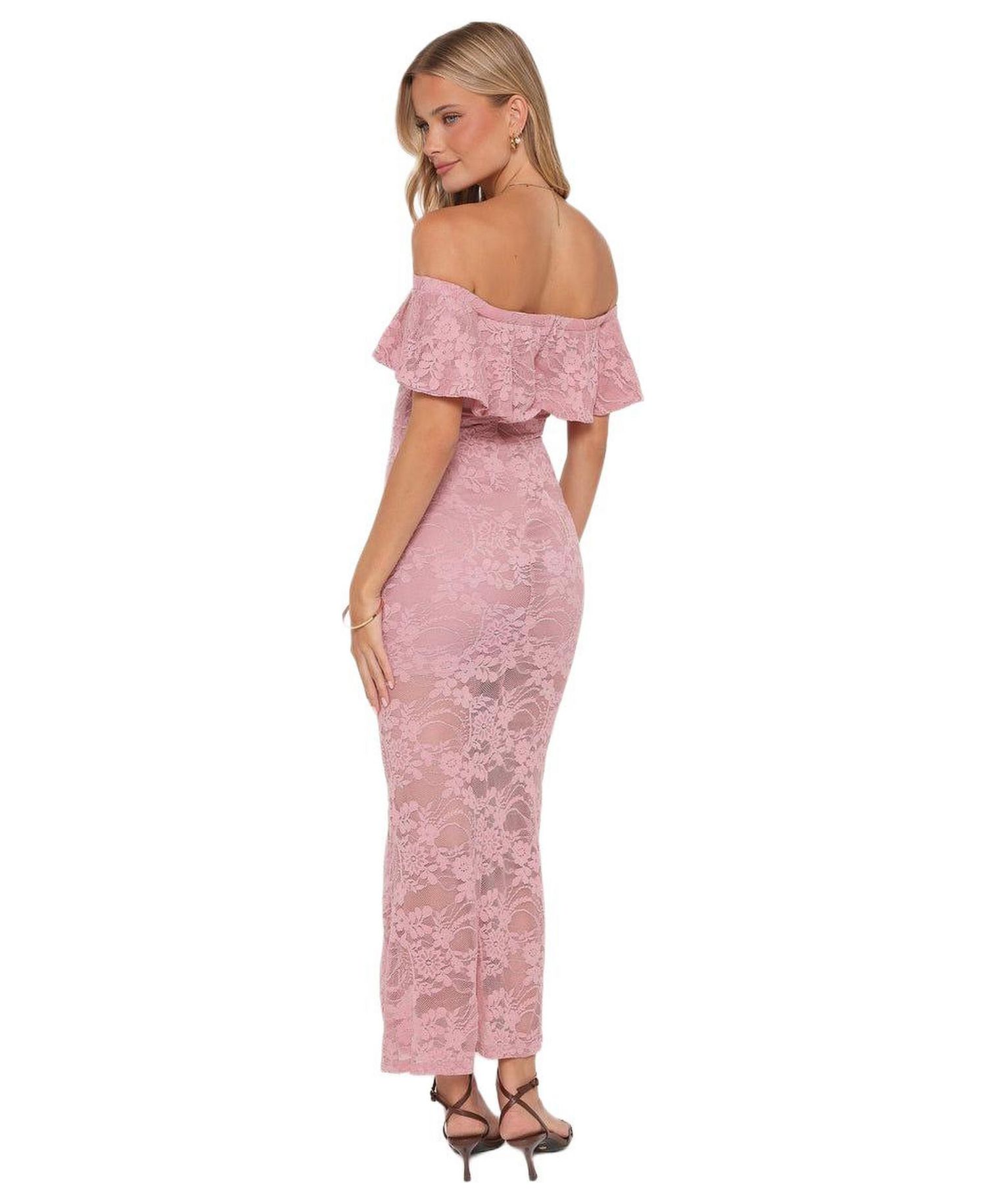 Women's Mirelle Off Shoulder Lace Maxi Dress