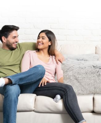 Textured Fluffy Decorative Pillow, 12" x 20"