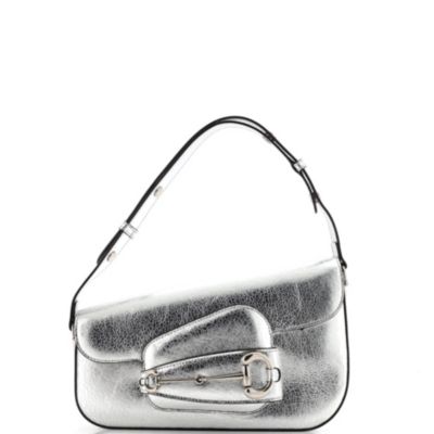 Small Horsebit 1955 Asymmetric Shoulder Bag Leather