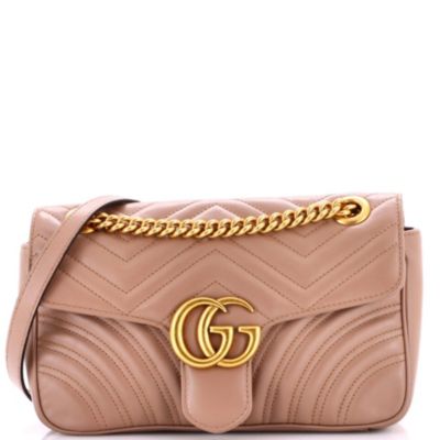 Medium GG Marmont Flap Bag Matelasse Leather