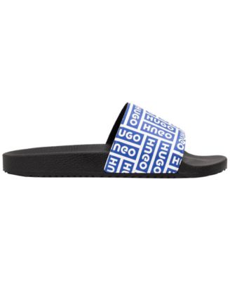 HUGO Men's Monogram Logo Slip-on Slides