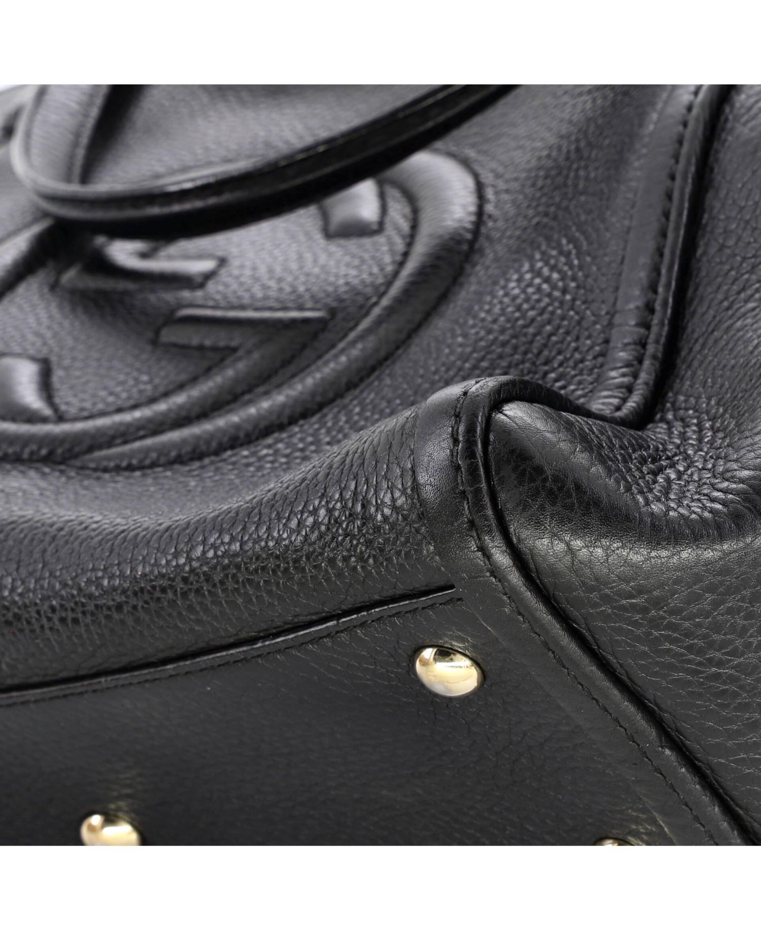 Small Soho Convertible Top Handle Bag Leather