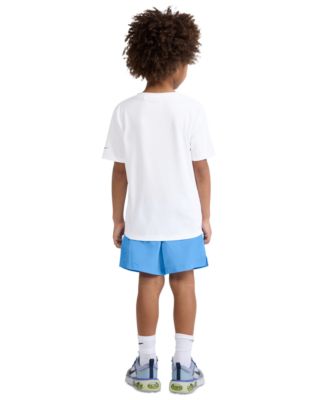 Boys' 4-7 Dri-FIT Crewneck T-Shirt and Woven Shorts, 2-Piece Set