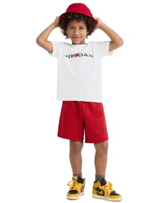 Boys' 4-7X Stretch T-Shirt & Shorts, 2-Piece Set