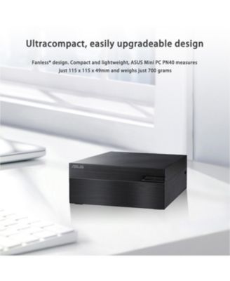 ExpertCenter Mini Desktop Intel Celeron 8GB RAM Intel UHD Graphics 64GB eMMC + 256GB SSD Storage Windows 11 Pro