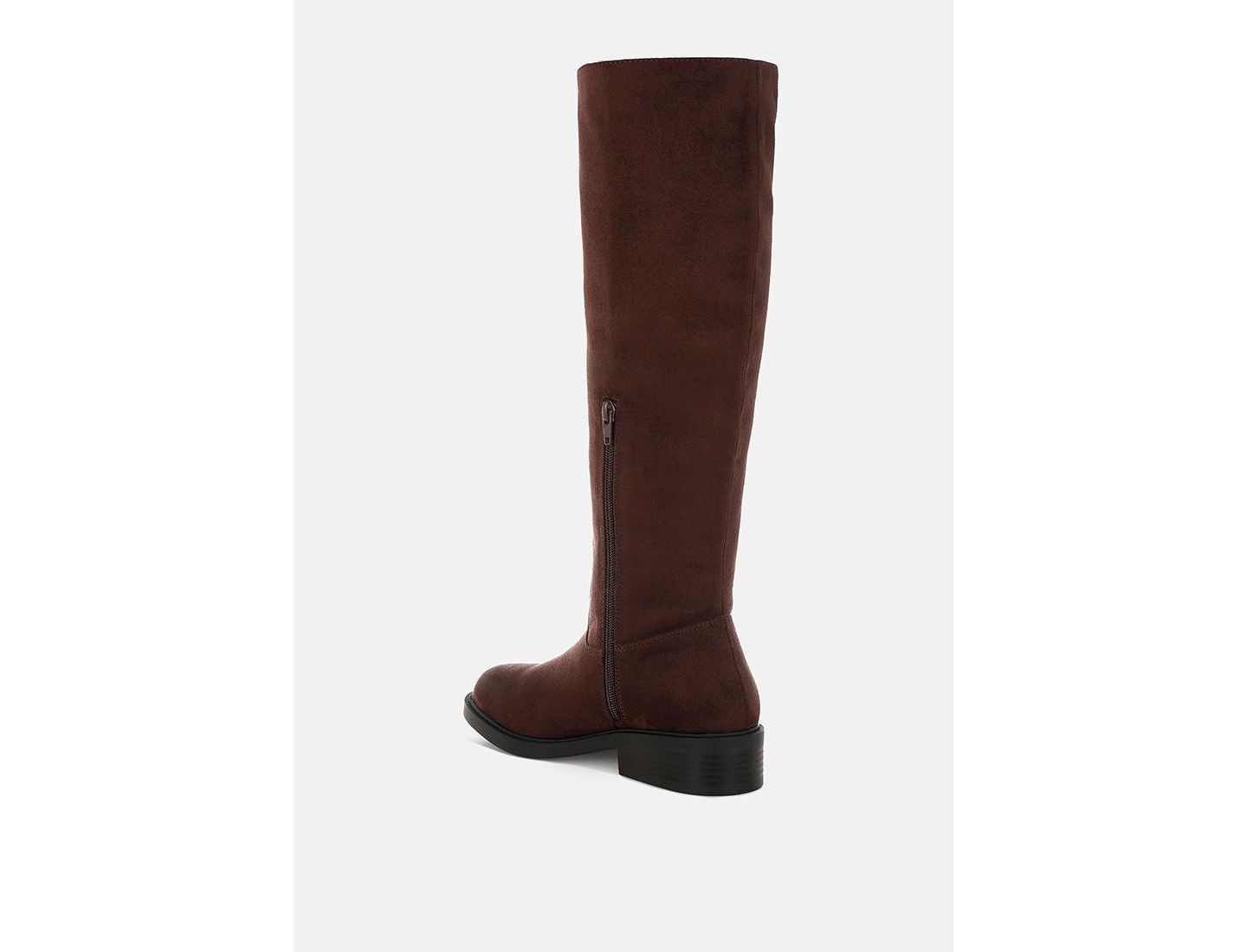 Женские ботинки London Rag Chiru Round Toe Microfiber Calf, цвет: Коричневый — фото 3