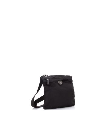 Small Flat Messenger Bag Tessuto