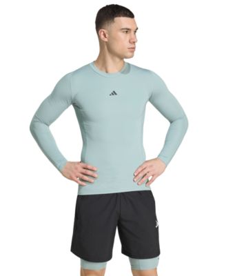 Men's Fitted Crewneck Tech-Fit Compression Shirt