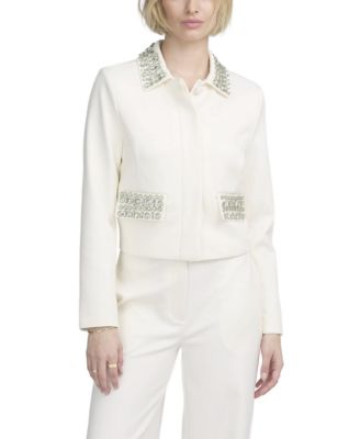 Women's Embellished Boxy Jacket