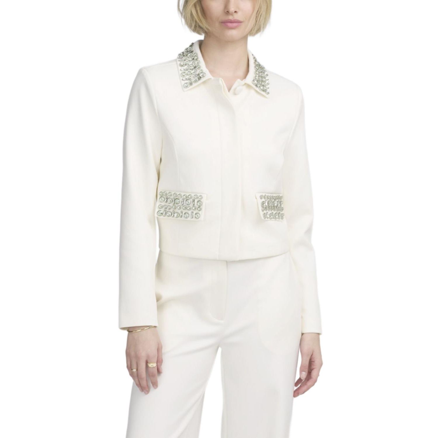 Women's Embellished Boxy Jacket