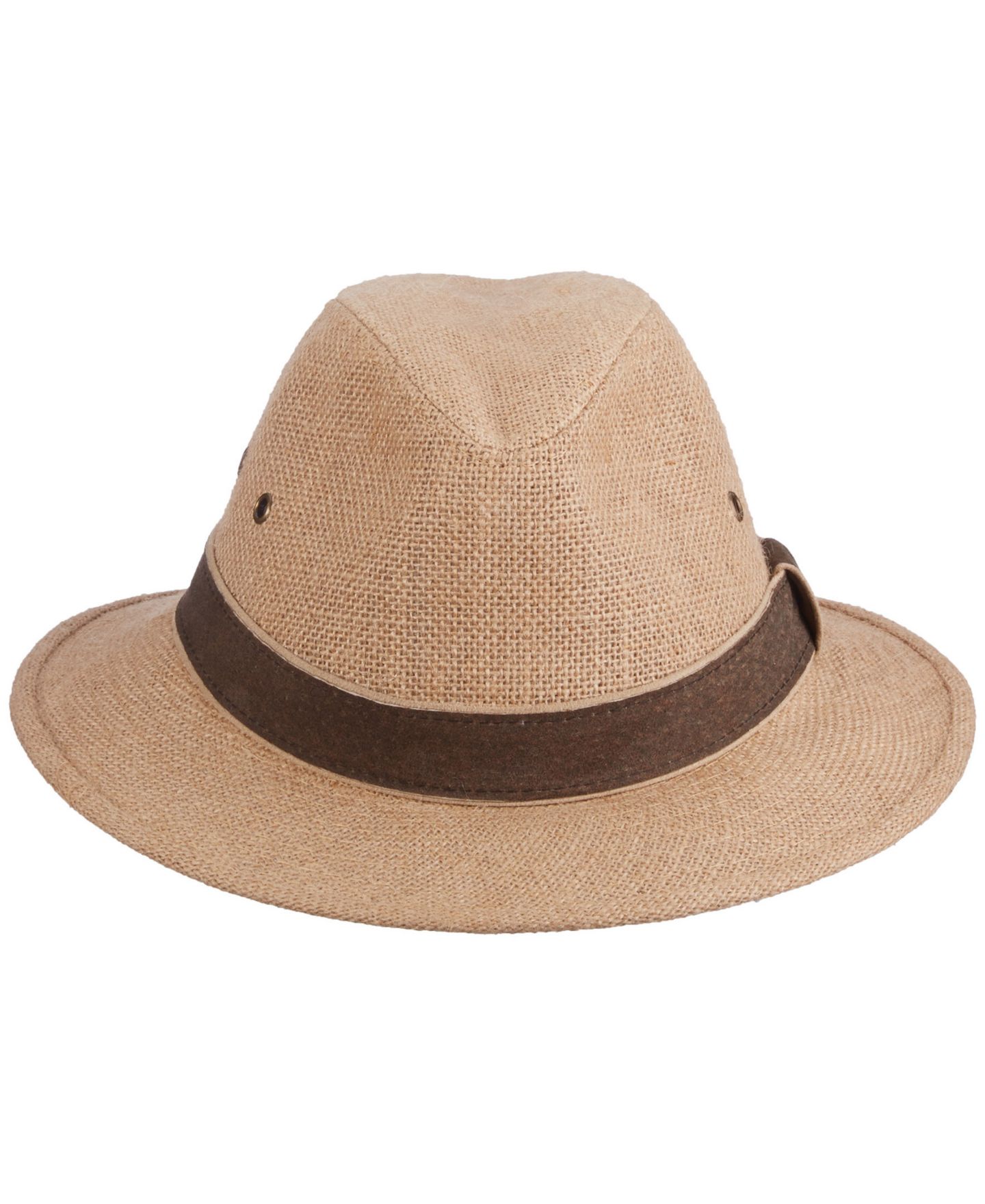 Мужской головной убор Dorfman Pacific Hemp Safari Trim Hat, цвет: Коричневый — фото 2