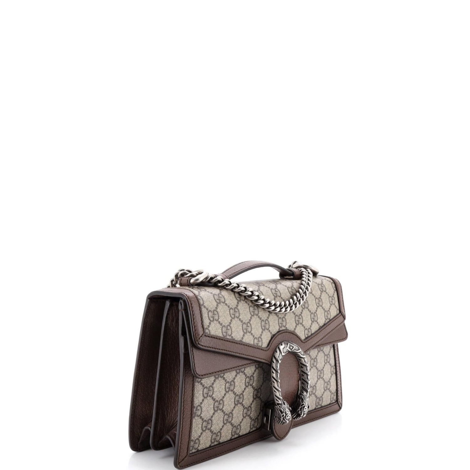 Small Dionysus Top Handle Chain Bag GG Coated Canvas
