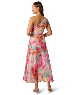 Petite Printed High-Low Dress