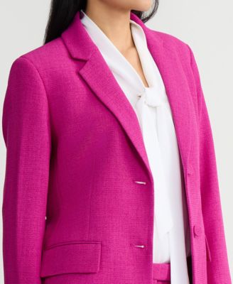 Women's Belted Notch Collar Blazer
