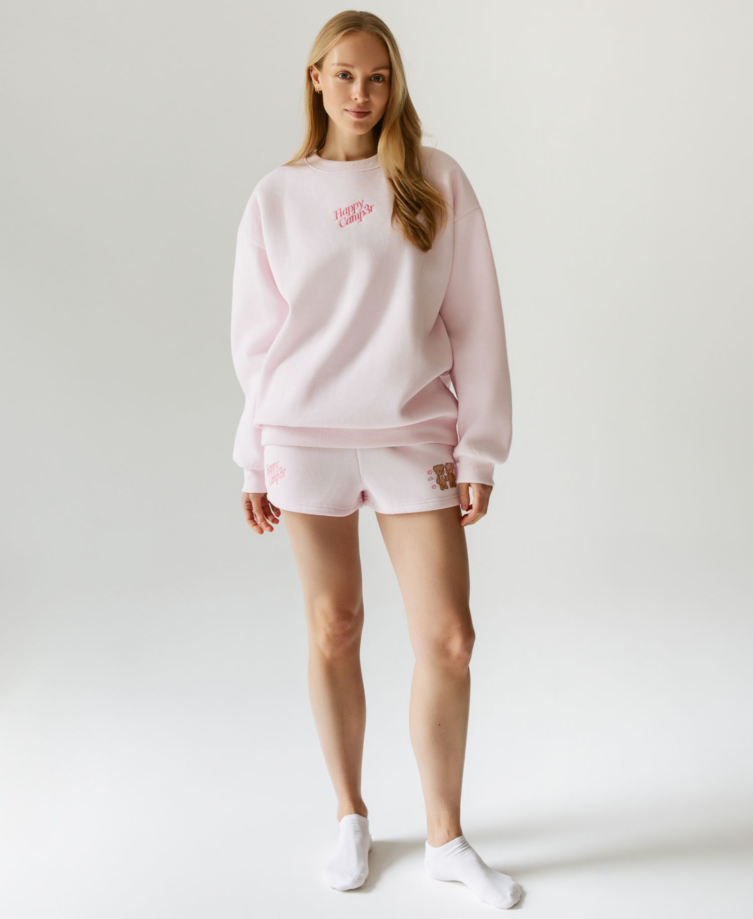 Juniors' Travel Together Embroidered Crewneck Sweatshirt