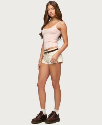 Women's Rosaliee Pointelle Knit Tank Top