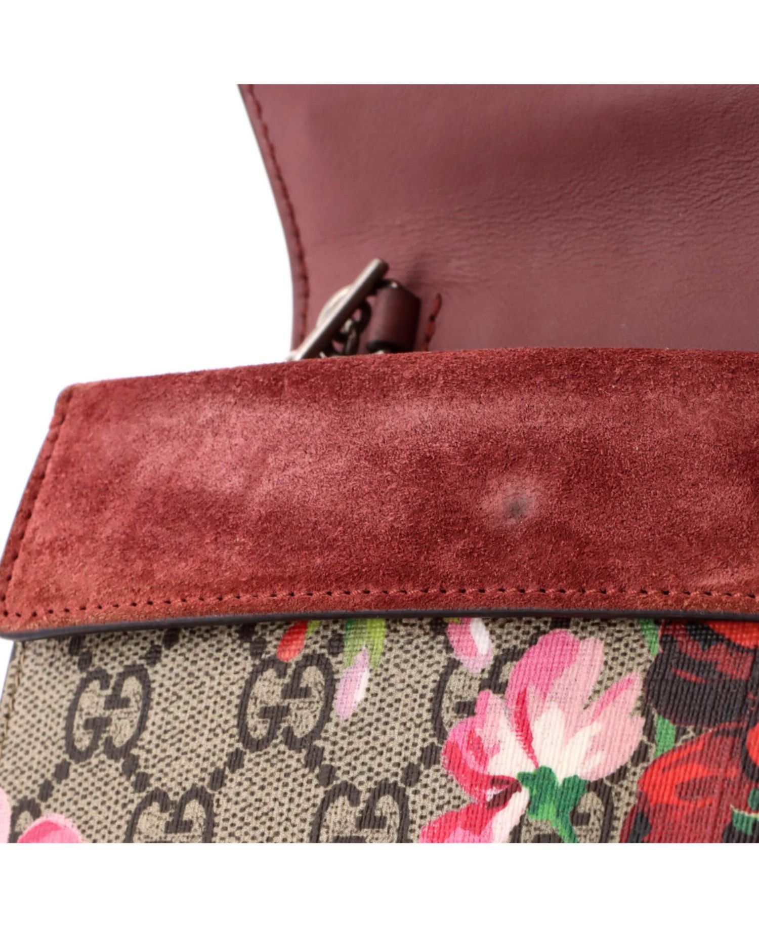 Super Mini Dionysus Bag Blooms Print GG Coated Canvas