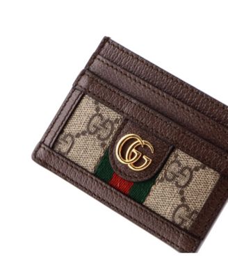 Ophidia Card Holder GG Coated Canvas