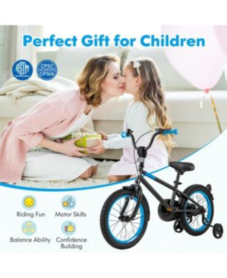 Kids Bike with Adjustable Handlebar and Saddle