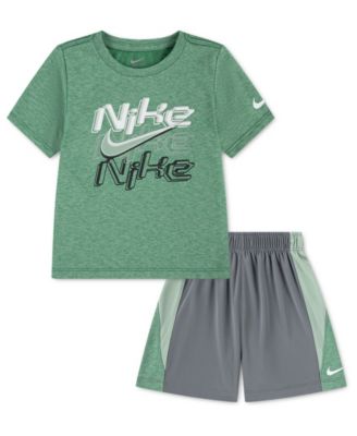 Toddler Boys' 2T-4T Short-Sleeve T-Shirt and Shorts, 2-Piece Set