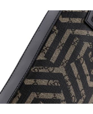 Medium Front Zip Messenger Caleido GG Coated Canvas