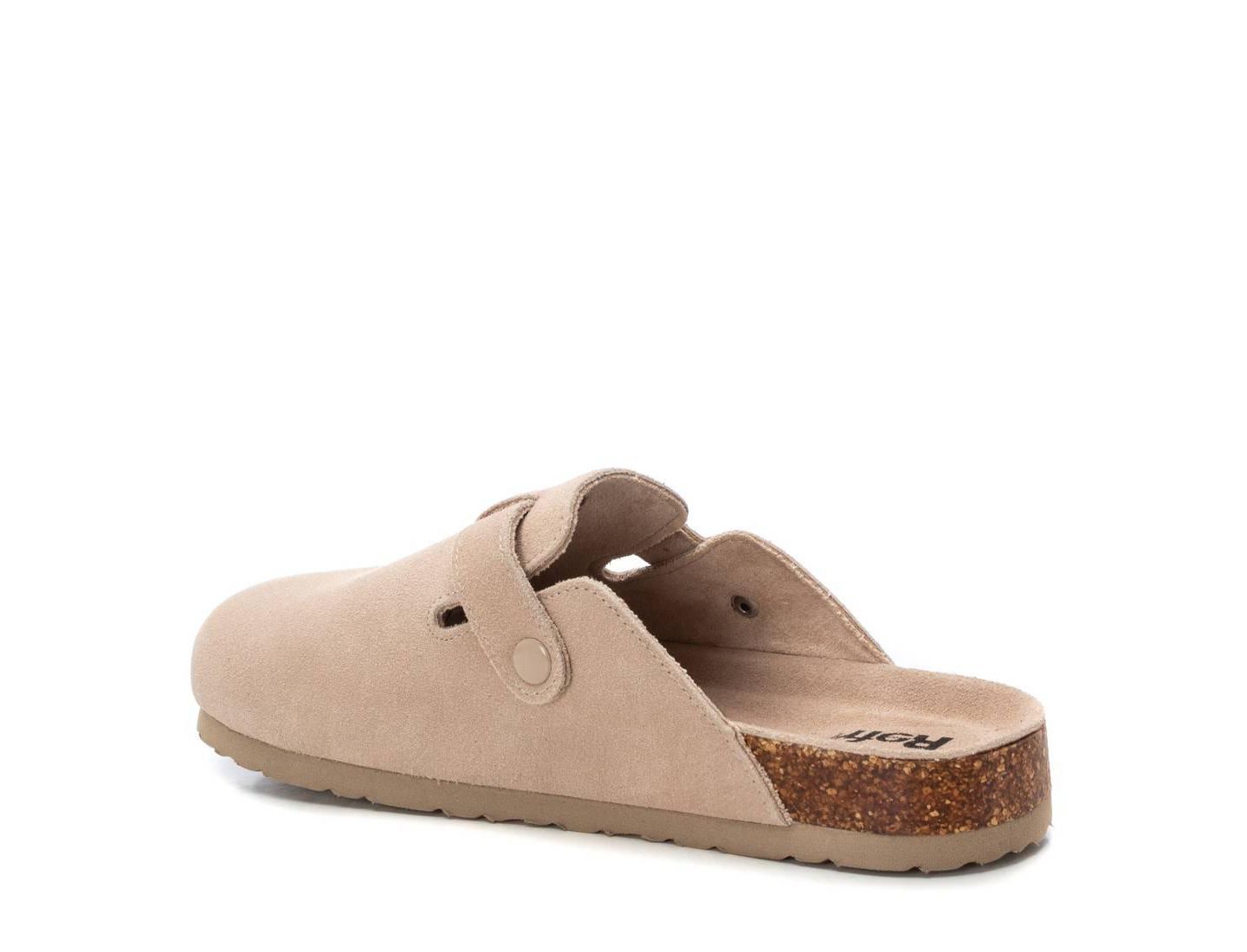 Женские сабо XTI Refresh Collection Suede Clog Mule Flats, цвет: Бежевый — фото 3