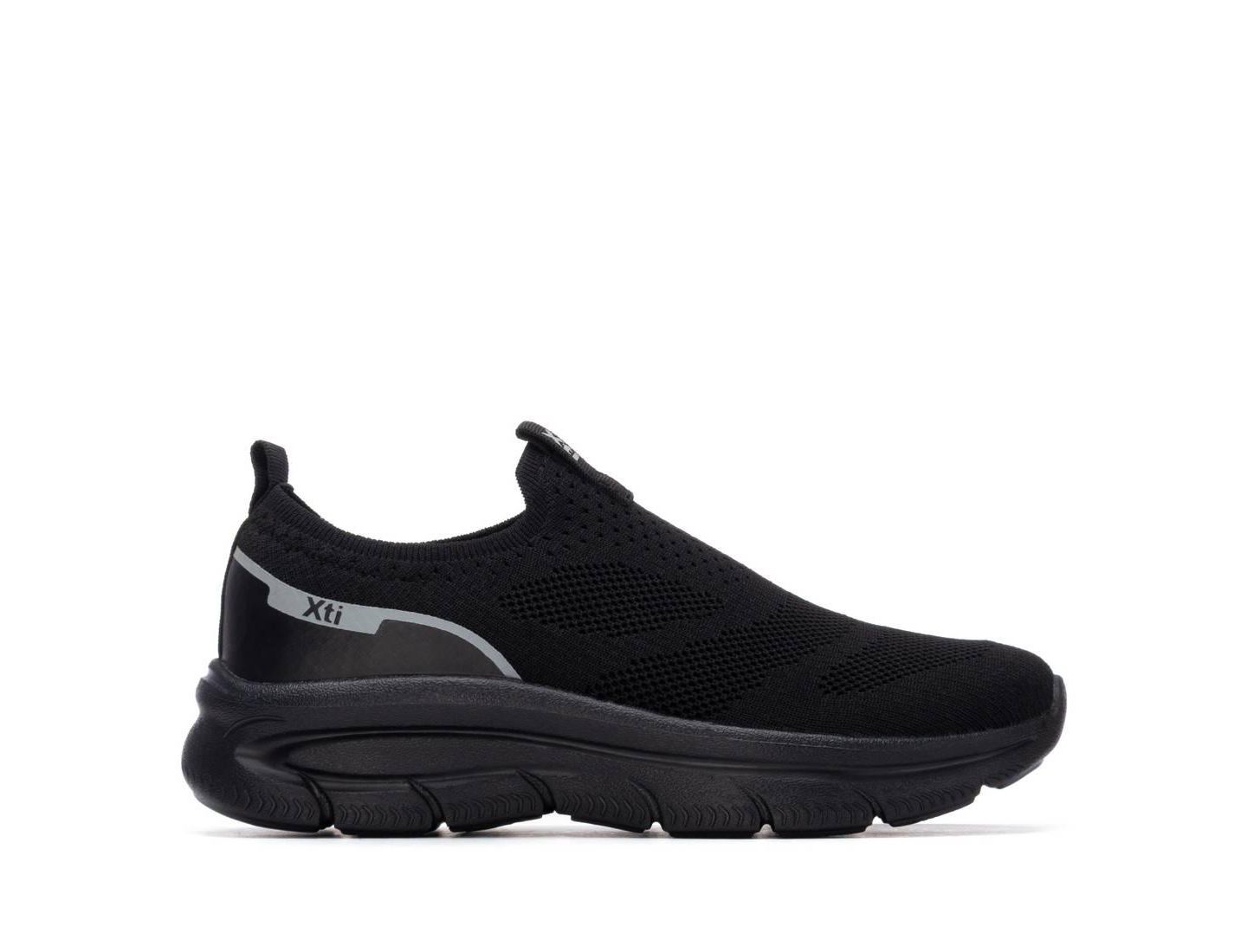 Женские кроссовки XTI Comfort Slip On, цвет: Чёрный — фото 2
