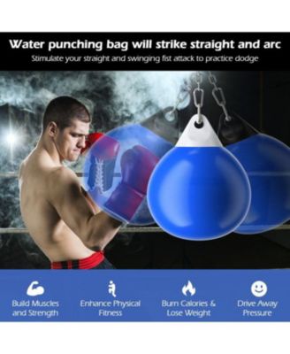 18 Inch 110 Pound Heavy Punching Water Aqua Bag with Adjustable Metal Chain