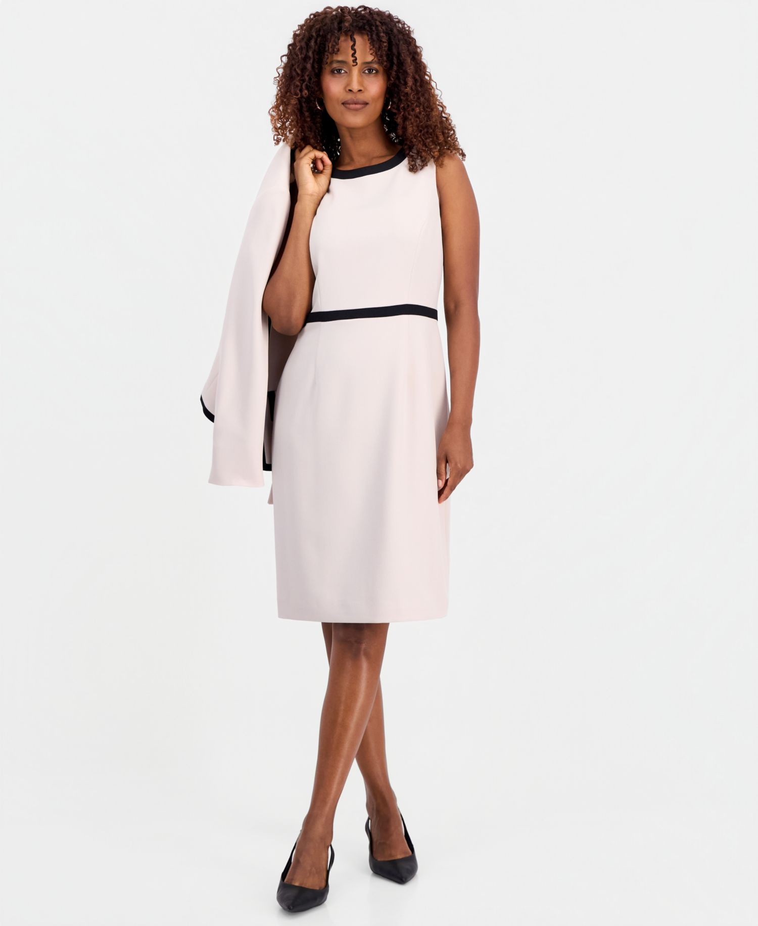 Women's Colorblocked Sheath Dress