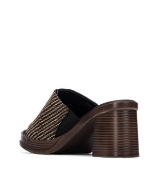 Women's Refresh Collection Block Heel Slip On Sandals