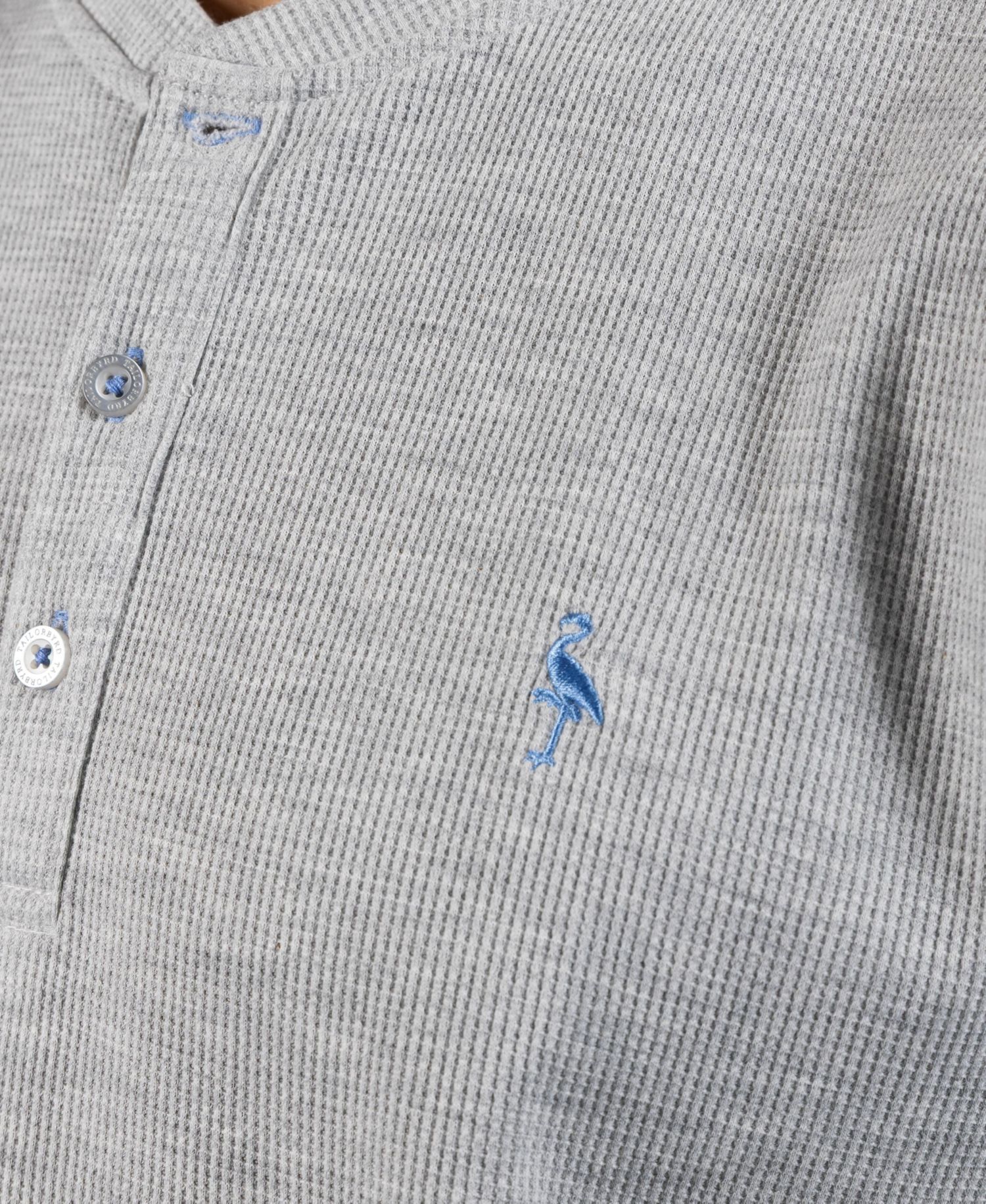 Men's Crew Neck Henley T-Shirt