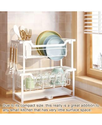 2-Tier Dish shelf Drainboard Narrow Space