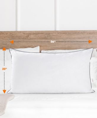 Soft and Silky Cotton Kapok 2-Pack Pillows, King