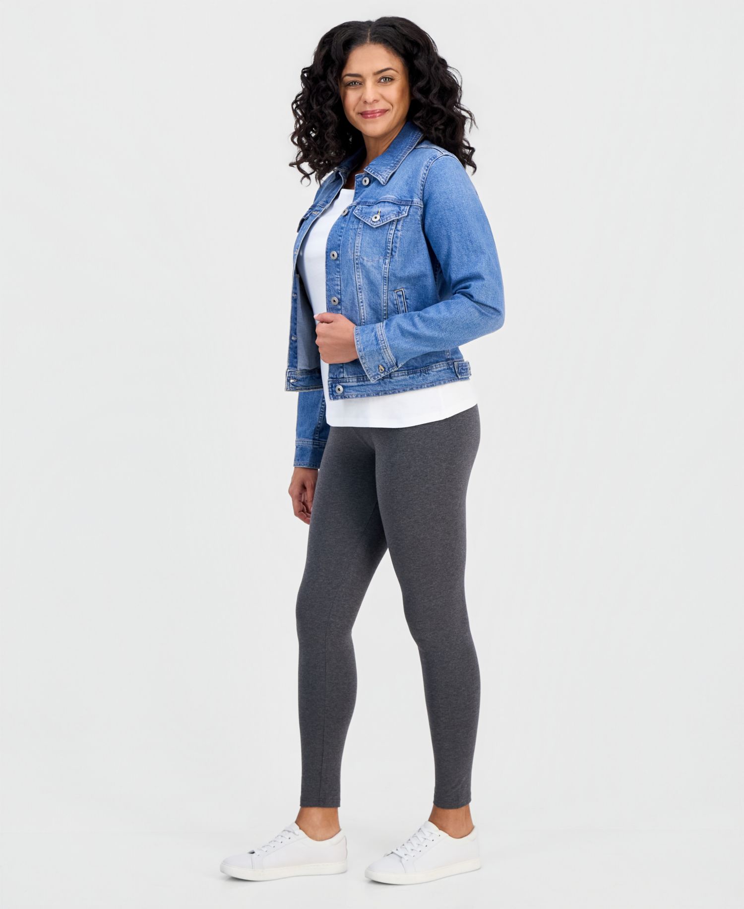 Petite High-Rise Basic Leggings