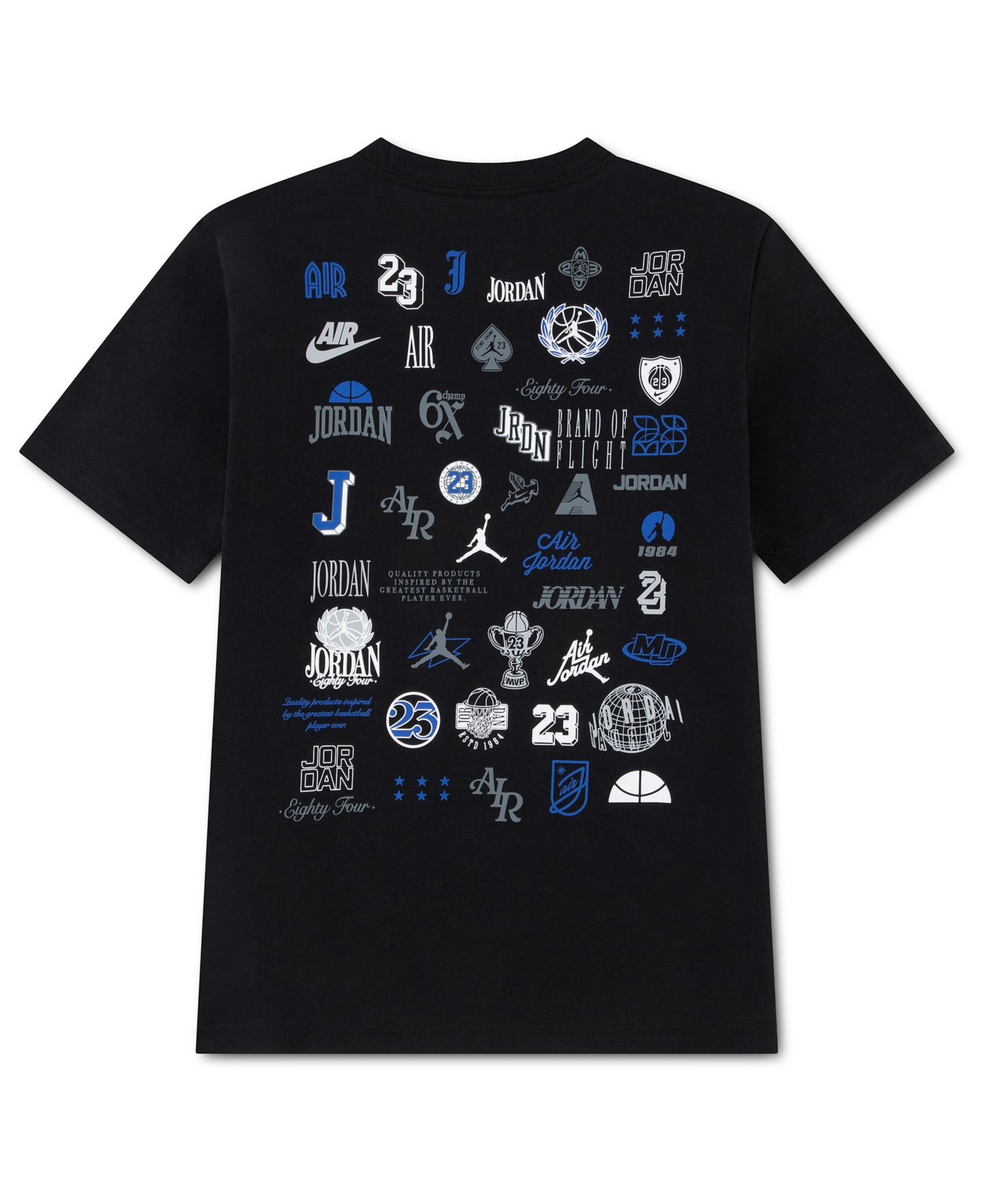 Футболка Jordan Overtime Short-Sleeve T-Shirt для мальчиков, цвет: Чёрный — фото 2